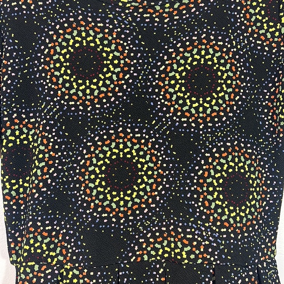 Colorful cosmic Lularoe, small, short sleeved dress - Picture 2 of 3